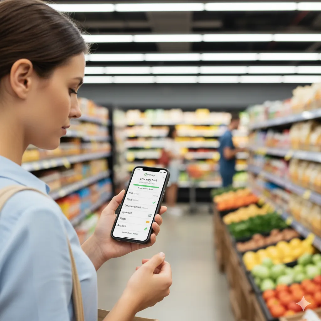 Smart Grocery List Management with Spendlog DailyBasket